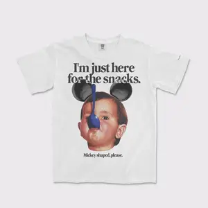 I'm Just Here For The Snacks T-shirt, Fast Past, Funny Magic Kingdom Graphic Tee, Shape Unisex Shirt