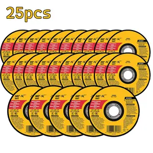 4.5 Inch Angle Grinder Cutting Discs (5 Pack) - Thin Metal Cut Off Wheels for Stainless Steel & Iron