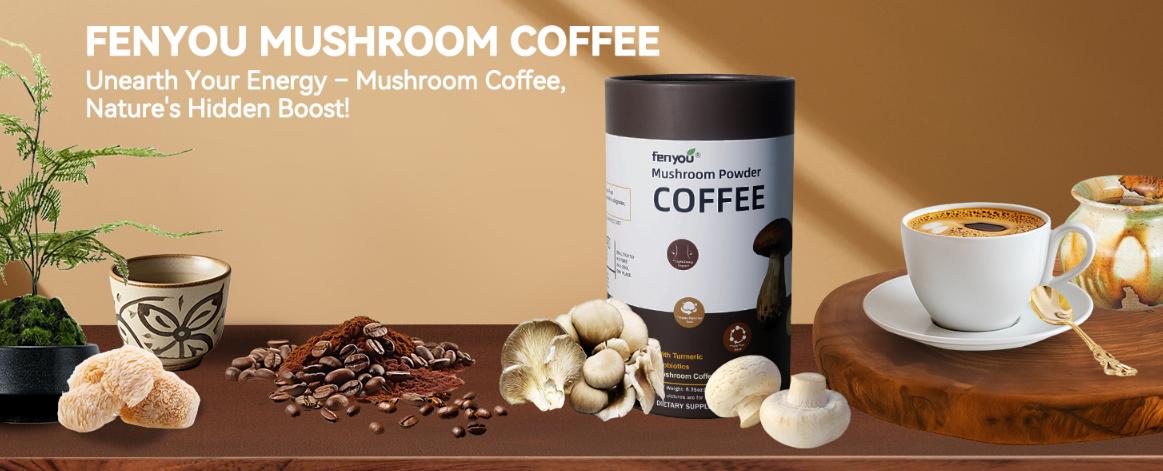 Mushroom Coffee (30 Servings) 10 Mushrooms (Lion’s Mane, Cordyceps, Turkey Tail & Other) Mixed With Gourmet Arabica Instant Immune Boosting Coffee for Focus & Gut Health Support
