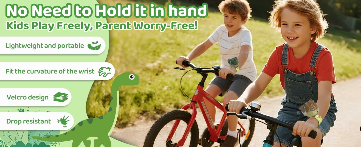 Vvinca Walkie Talkies for Kids - 2 Pack Toys for Boys Girls Age 3-12 T-Rex Adjustable Strap Long Range Clear Sound Walkie Talkie, Collectibple/Adventure Toys Outdoor Camping Birthday Gifts for Toddlers Holiday Haul#tiktokmademebuyit