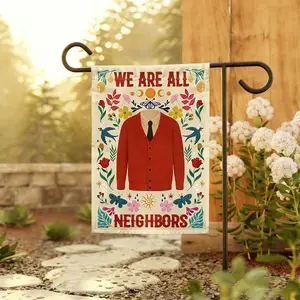We Are All Neighbors Garden Flag, Decoration Inclusivity Diversity, Neighborhood Yard Flag, Community Flag Gift, Inclusive Welcome Sign Flag Garden Decoration Garden Sign Outdoor Decor