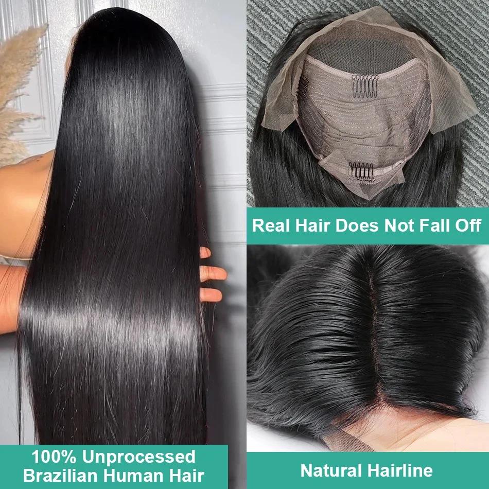 Bling Hair Straight Lace Front Hair Wigs 13x4 13x6 Lace Frontal Human Hair Wig for Women Brazilian Natural Black Hair 180% Density Pre-Plucked Hair Wig TikTokShopBlackFriday Bling Hair Straight Lace Front Hair Wigs 13x4 13x6 Lace Frontal Human Hair Wig for Women Brazilian Natural Black Hair 180% Density Pre-Plucked Hair Wig TikTokShopBlackFriday