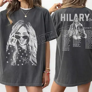Comfort Colors Hilary Duff The Lucky Me Tour 2026 T-Shirt unisex tee