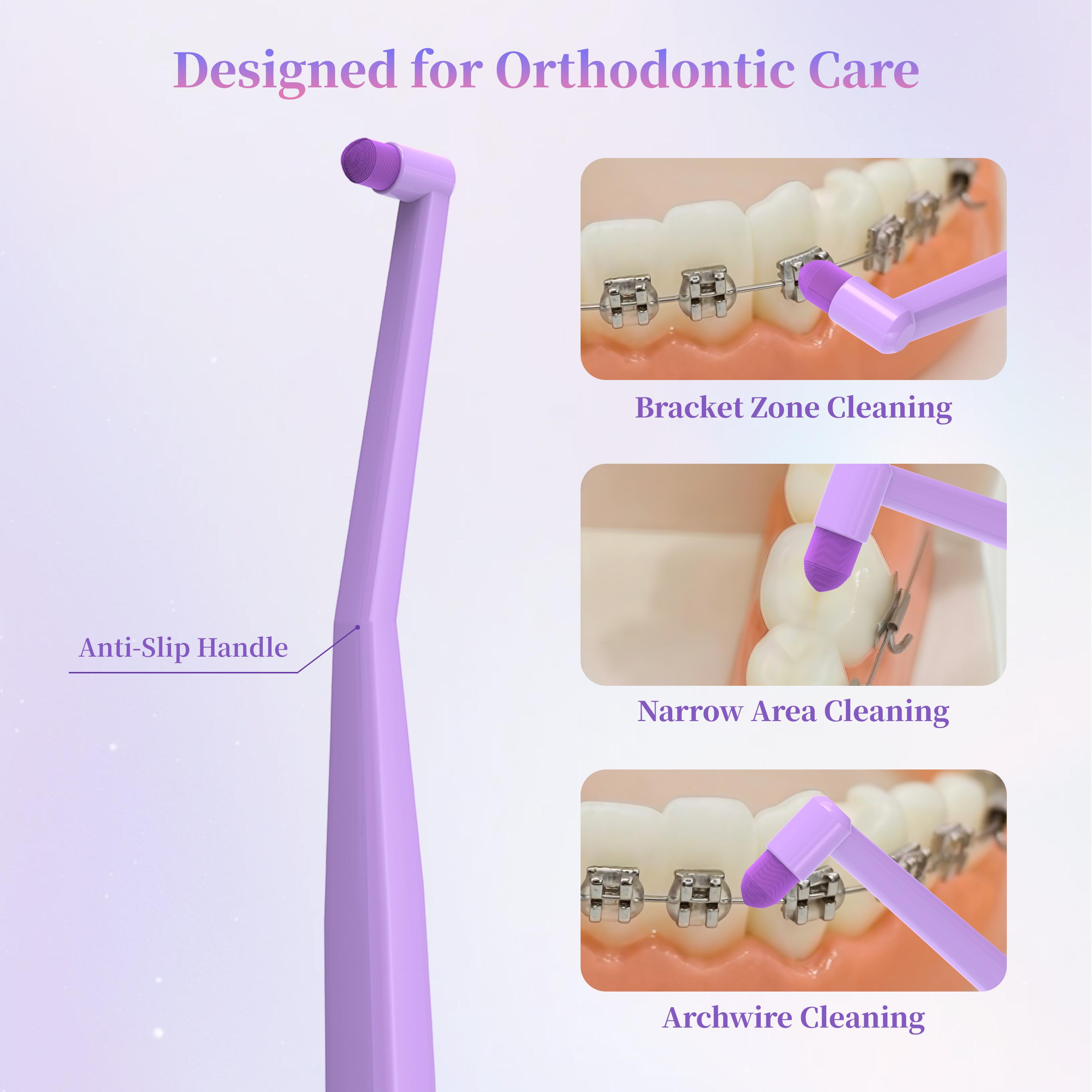 【CEELIKE】 Oral Protection Bundle: 2 Hydroxyapatite Repair Toothpastes & 1 Orthodontic Toothbrush for Double Thoughtful Teeth Care