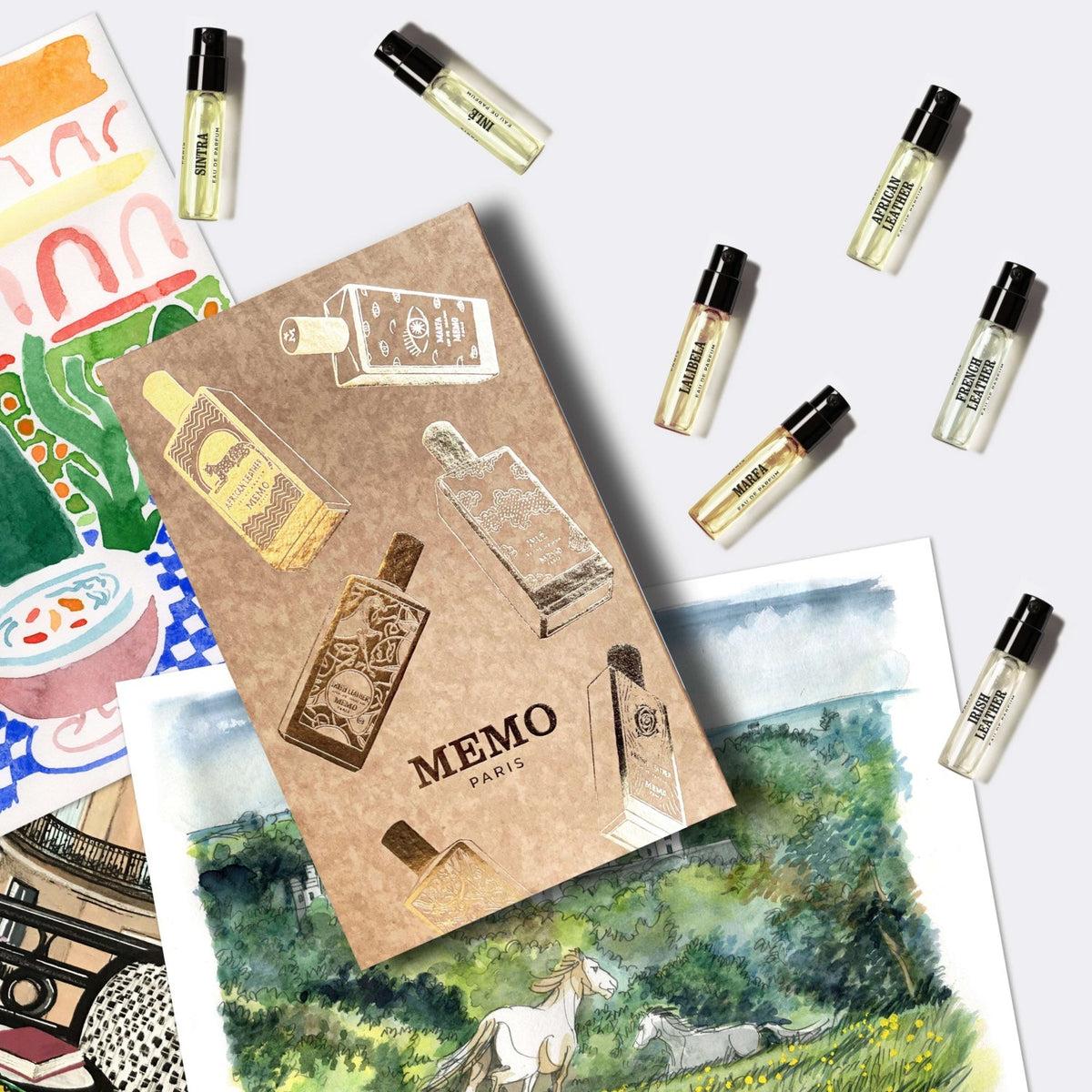 Official Exclusive Set of 5 x 10ml fragrances - African Leather, Irish Leather, Italian Leather, Marfa and Inle Eau De Parfum