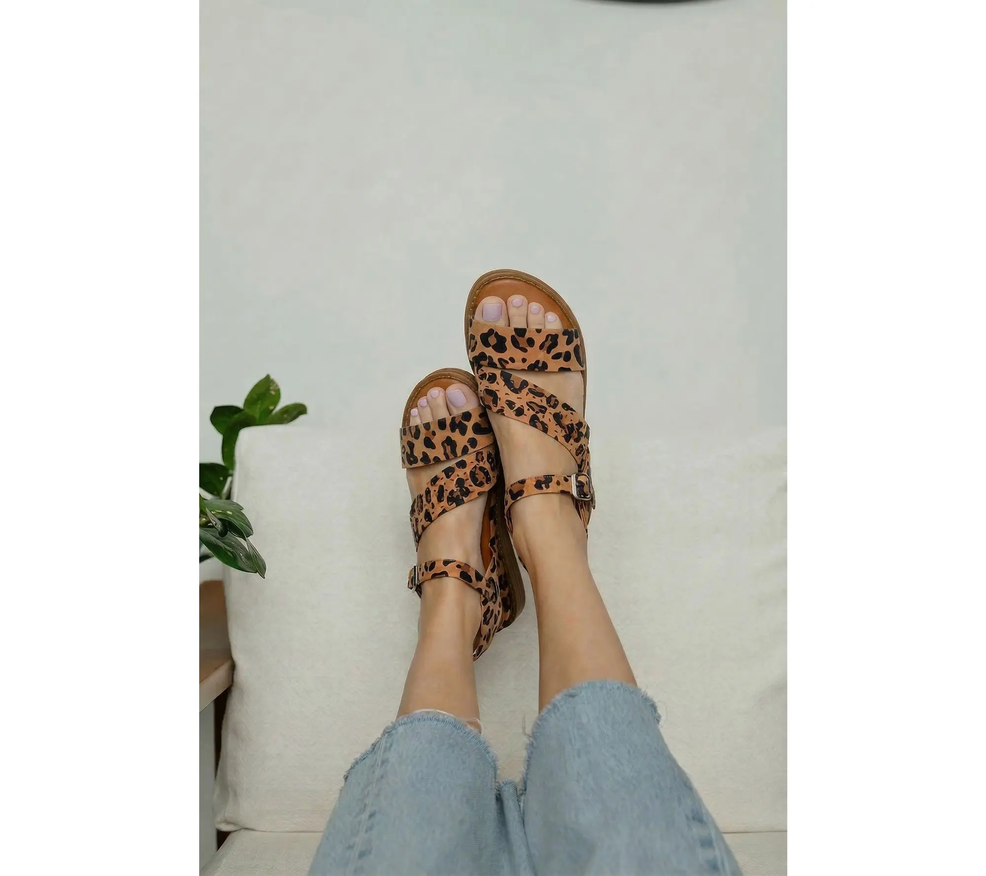 Miz Mooz Leather Adjustable Wedge Sandals - Hazel