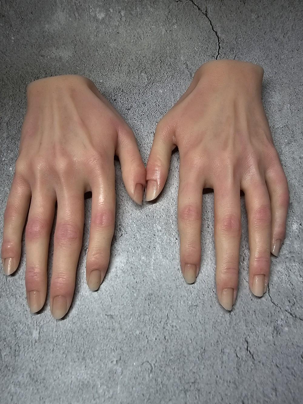 Realistic Silicone Nail Practice Hand  Nail Art  Manicure