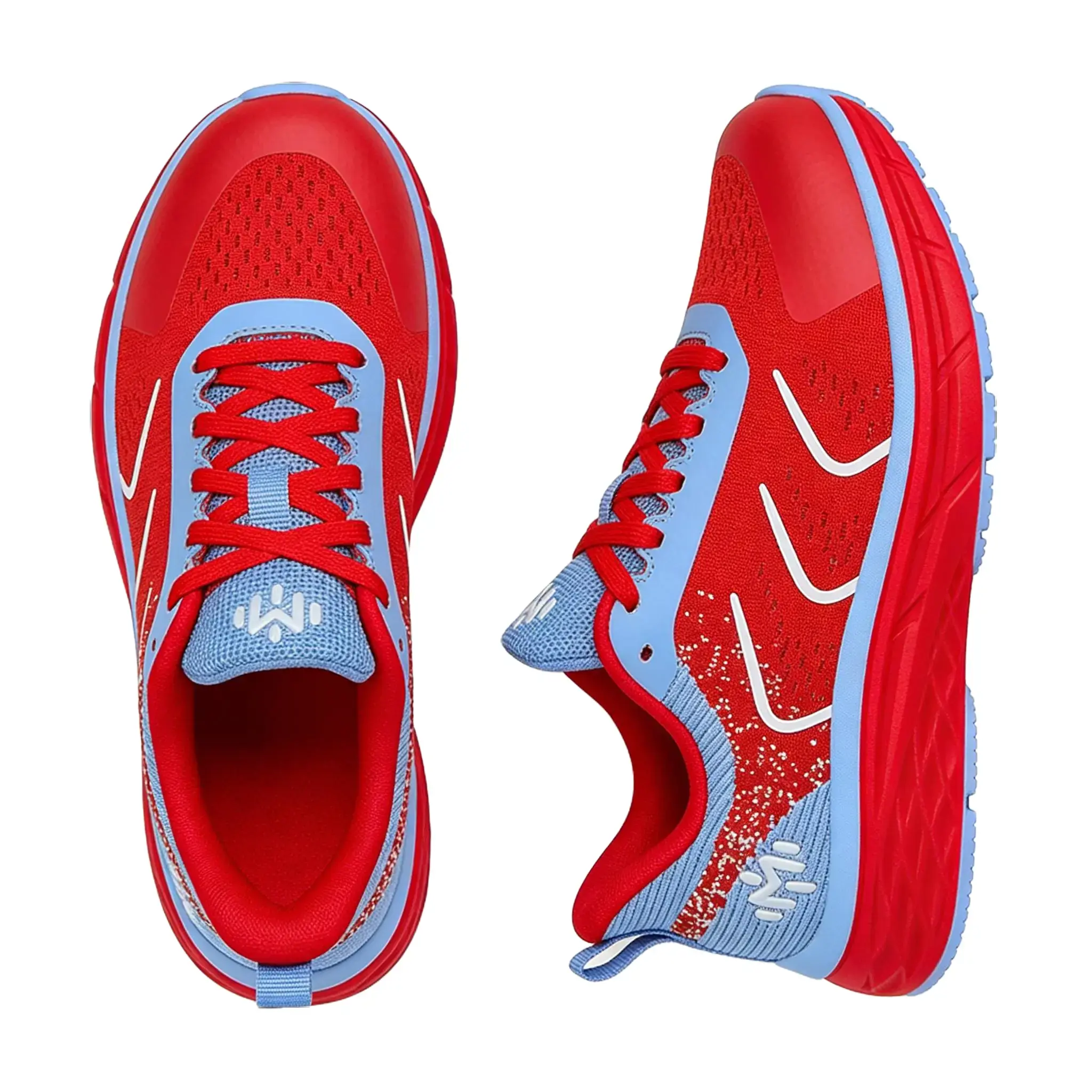 Minimalist Flyknit Gym Shoes - Lightweight Cushioned Athletic Running Shoes with Non-Slip Sole, Breathable Arch Support & Breathable Runner Flat for Running Sports & Gym Workouts, Activewear, Running Sports Shoes