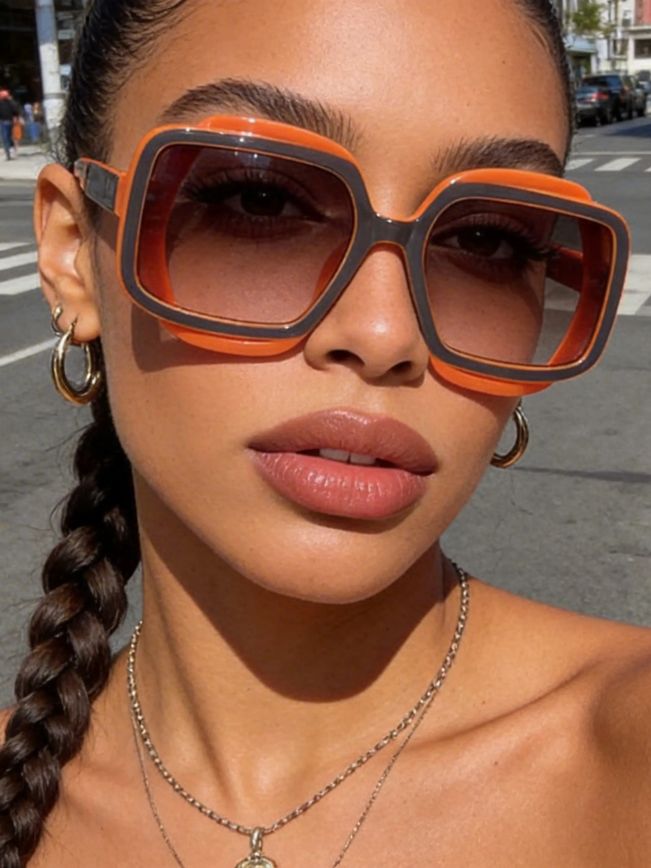 Unisex Vintage Trendy Y2K Style Sunglasses, Retro Outdoor Sports Sunglasses, Fashionable Sunglasses for Men & Women for Everyday Use, Trendy Casual Sunglasses, Summer Trendy Sunglasses, Stylish Sunglasses, Trendy Square Sunglasses, Stylish Shades