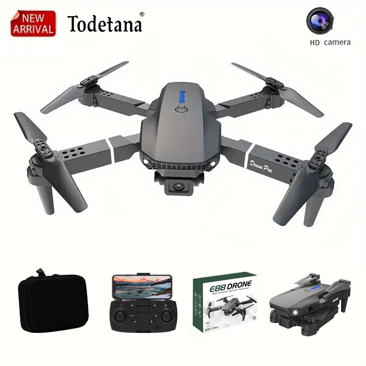 E88 Drone HD Camera – Compact Foldable Design, Headless Mode, 360° Flips, One-Touch Launch, Altitude Hold – Perfect for Gifting on Special Occasions