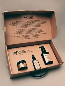 Frouge Beard System – Premium Beard Care Kit for Men with Beard Wash, Beard Oil & Beard Cream – Softens, Cleanses & Hydrates Beard & Skin – Argan Oil, Vitamin E Formula