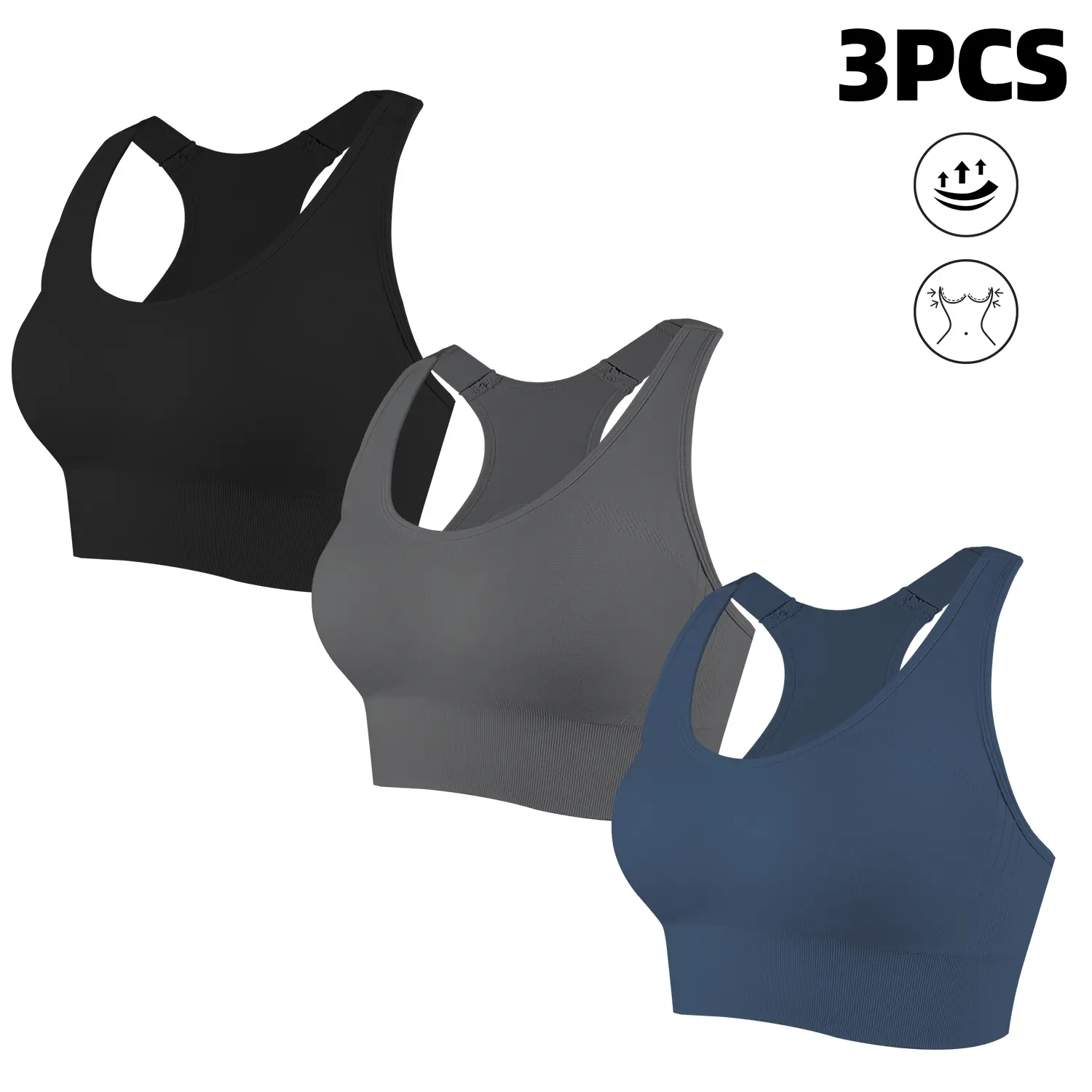 3PCS-Black-Gray-Navy