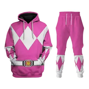Pink Ranger Mighty Morphin Hoodie and Jogger Set