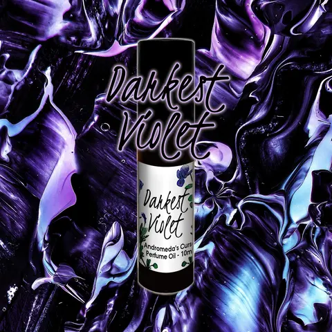 Darkest Violet - Violets, Blackberry Wine, Incense - Rollerball Perfume Oil