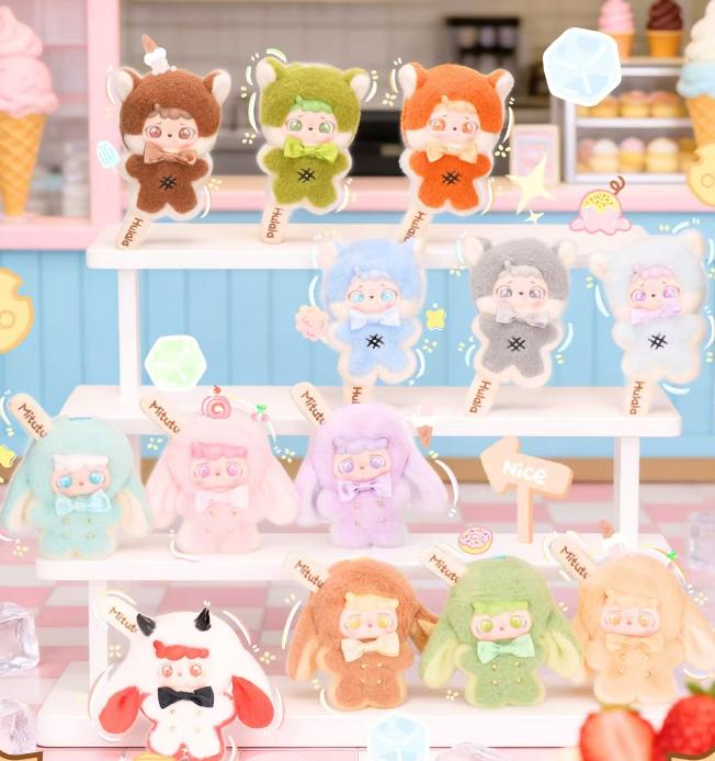【Buy 2, Get 1 Free – “No Box” Option】Mitutu Hulala Cream Lolly Popsicle Plush Blind Box