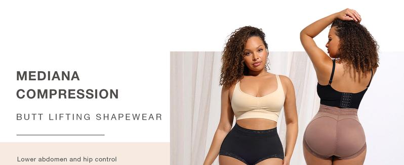 FeelinGirl Black Butt Lifter Shorts Hip Enhancer Tummy Control Shapewear for Women Comfortable Lace Trim Thigh Slimmer Underwear BOYSHORT BOOTYLIFTER