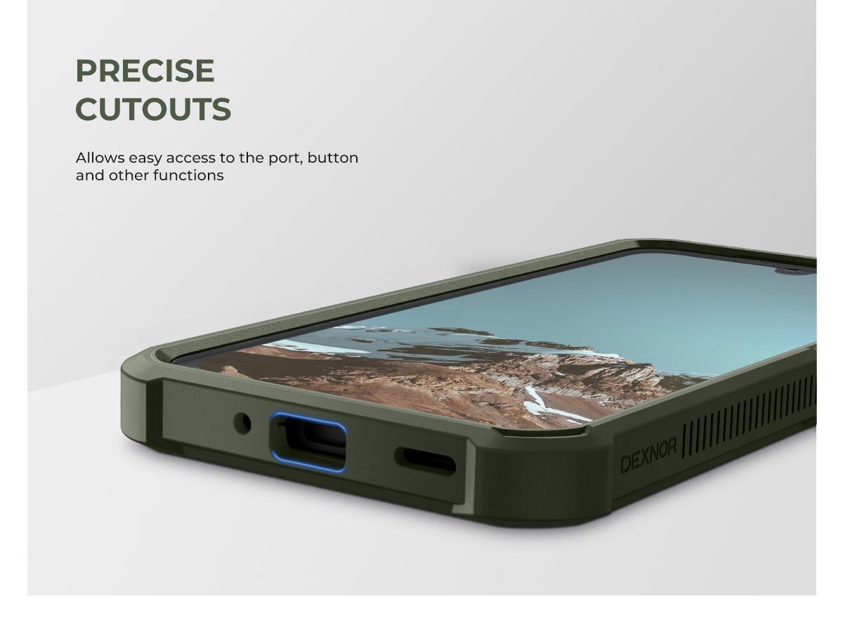 Dexnor for Samsung Galaxy A17-5G Case, [2 Front Frame] [Bulit-in Magnetic Slide Camera Cover & Kickstand] Heavy Duty Protection Shockproof Samsung A17-5G Case with Screen Protector, 6.7in