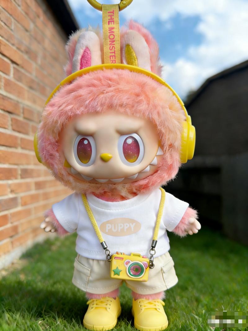 Labubu V3 THE MONSTERS Big into Energy Series- Vinyl Plush Pendant Blind Box keychain+clothing