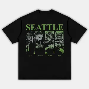 Sam Darnold JSN Kenneth Walker III Mike Macdonald Seattle Football Adult and Youth T-Shirt Sweatshirt, graphic t-shirts, #Seahawkkk merch, Game Day Shirt, Seattle Football merch, men's clothing clothes merch, Streetwear, Gift For Him and Her