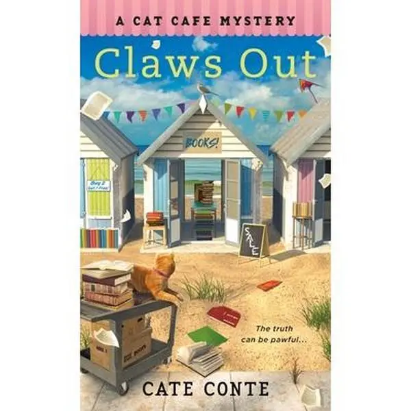 Claws Out: A Cat Cafe Mystery -- Cate Conte, Paperback