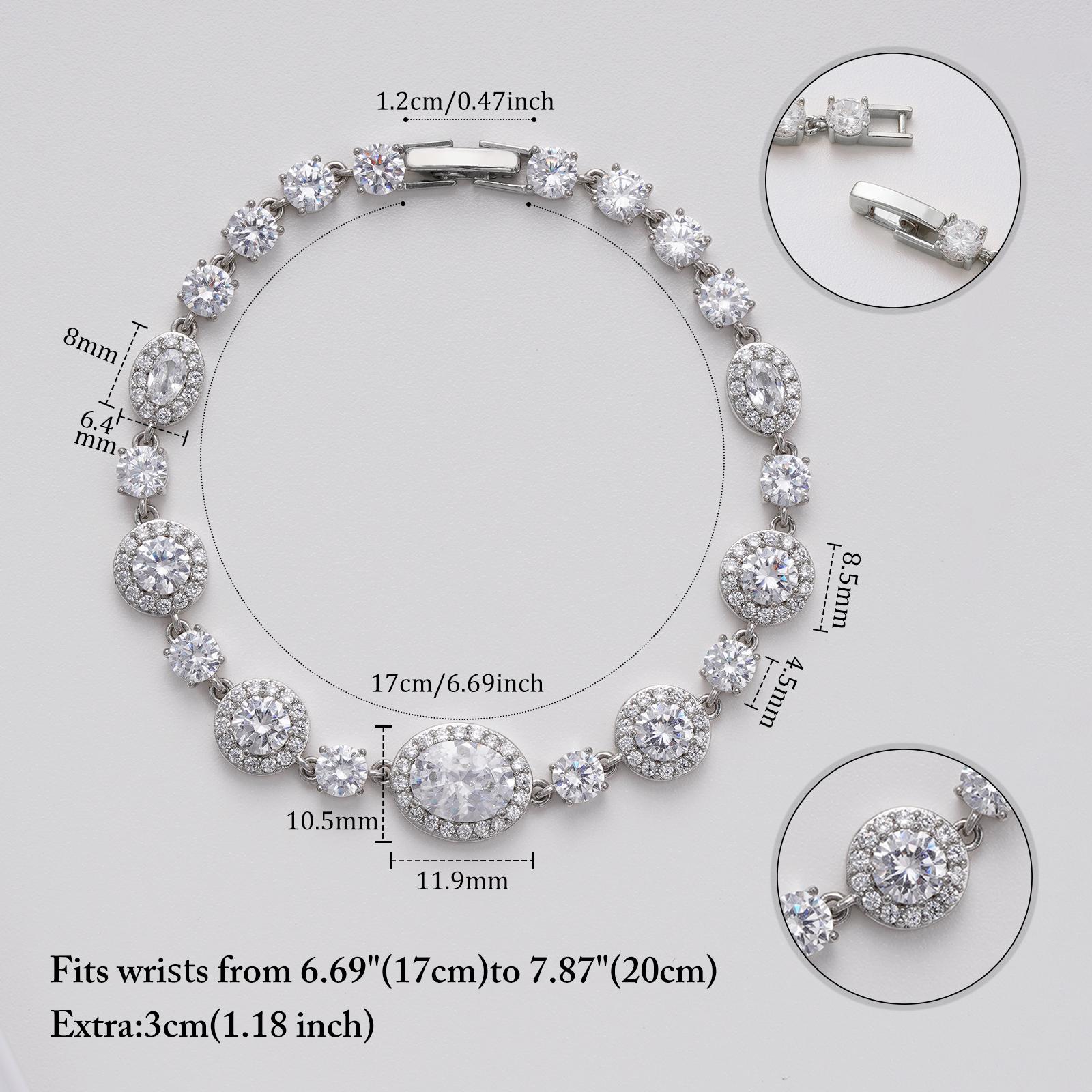 Turandoss Gold Tennis Bracelet – Adjustable CZ & Emerald-Baguette Bracelet, Holiday Gift Jewelry for Women Turandoss Gold Tennis Bracelet – Adjustable CZ & Emerald-Baguette Bracelet, Holiday Gift Jewelry for Women