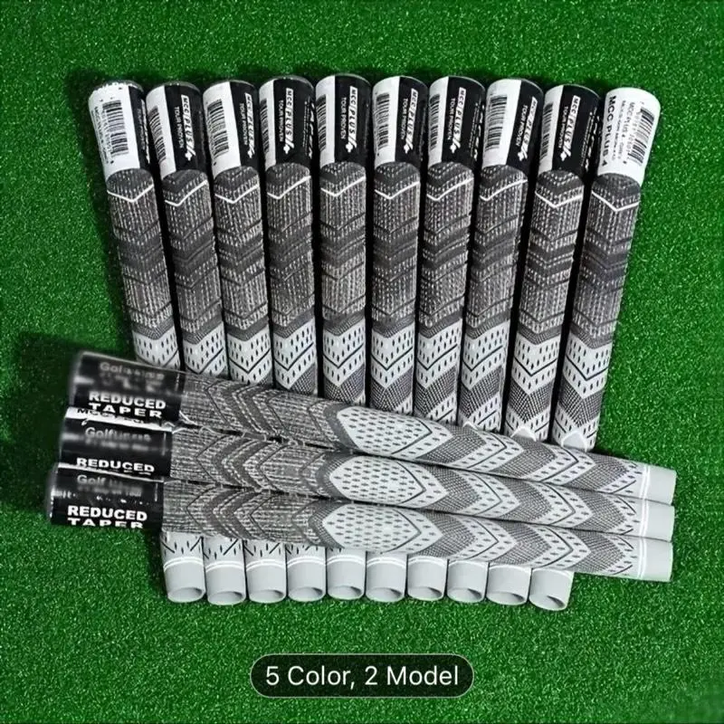13pcs/set High-performance Golf Iron Grip, Natural Rubber Enhanced Grip with Durable Anti-slip Design, Professional Golf Club Grip for Men & Women Standard Mid-Size Golf Club Grip Set new jumbo golf grip golf hybrid set swag Waterproof golf head covers