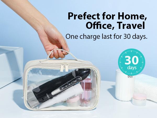 COSLUS CX20 2-Pack Cordless Water Flosser, 10 Nozzles,IPX7 Waterproof Oral Irrigator for Home and Travel | Perfect for Braces, Orthodontics & Dental Care/Fights Plaque&Tartar,Hygiene Health Cleaning Convenient oral teeth cleaner Toothcare