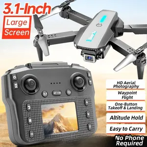 TongLi Electric remote-controlled airplane drone with screen quadcopter dual-camera drone beginner drone drone suitable for children aged 14 and up holiday gift carnival gift New Year's gift