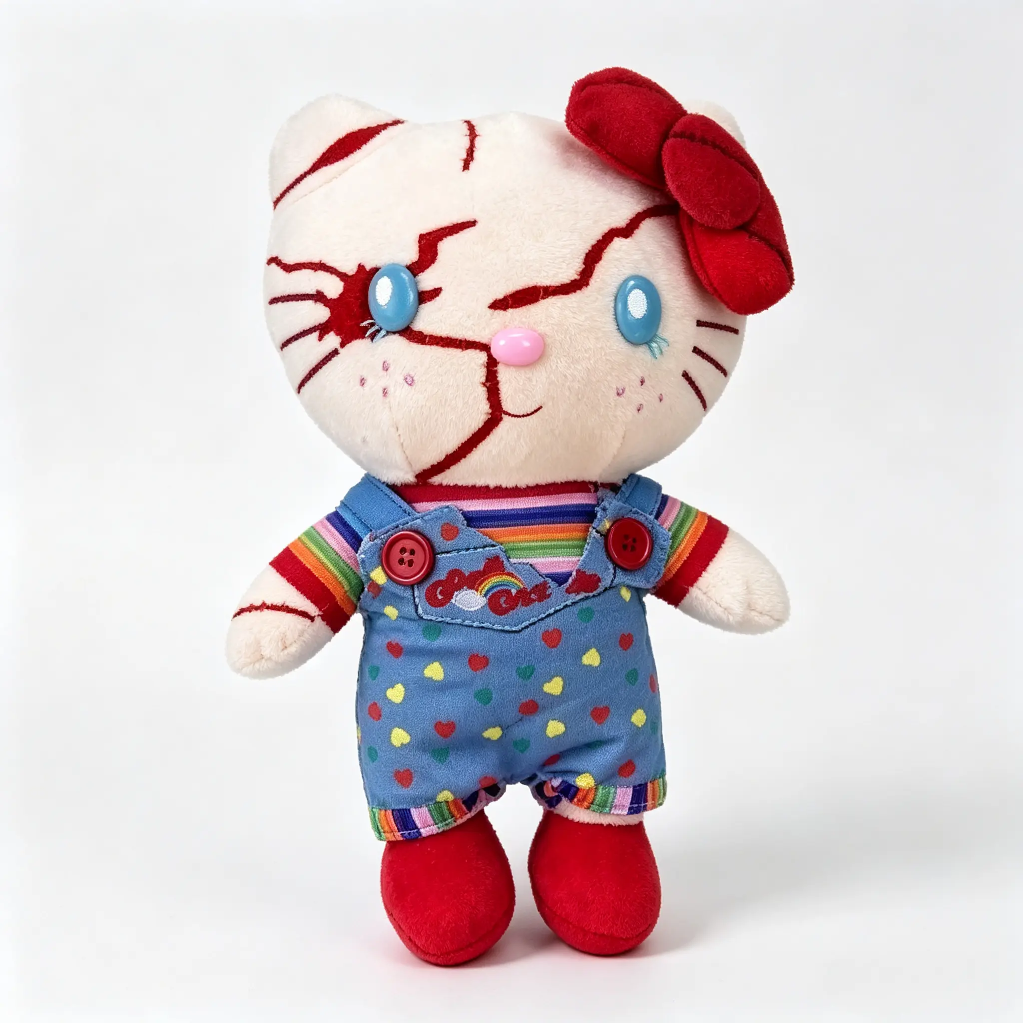 Hello Kitty Halloween Plush Toy Sanrio Licensed 9.8 Inches Cute Holiday Stuffed Doll Party Decor Gift for Kids & Girls