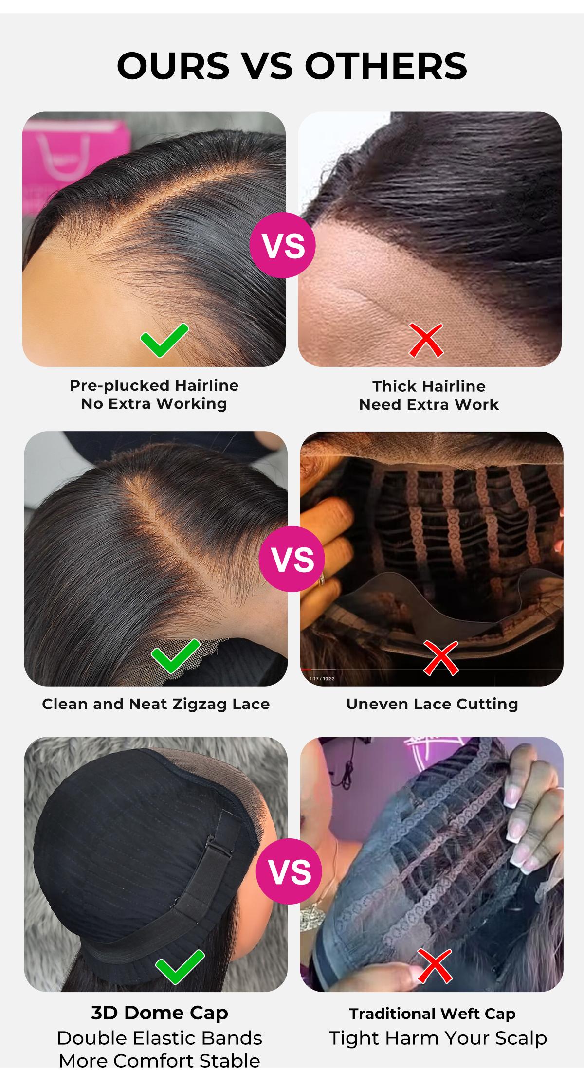 ISEE HAIR Chocolate Brown Color Face-Framing Layered Cut Body Wave Wig 7x5 Wear Go Glueless Human Hair Wigs Pre-Plucked Natural Hairline Invisible Knots #Category Spotlight