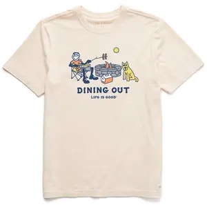 Men's Jake and Rocket Dining Out Short Sleeve Crusher Tee