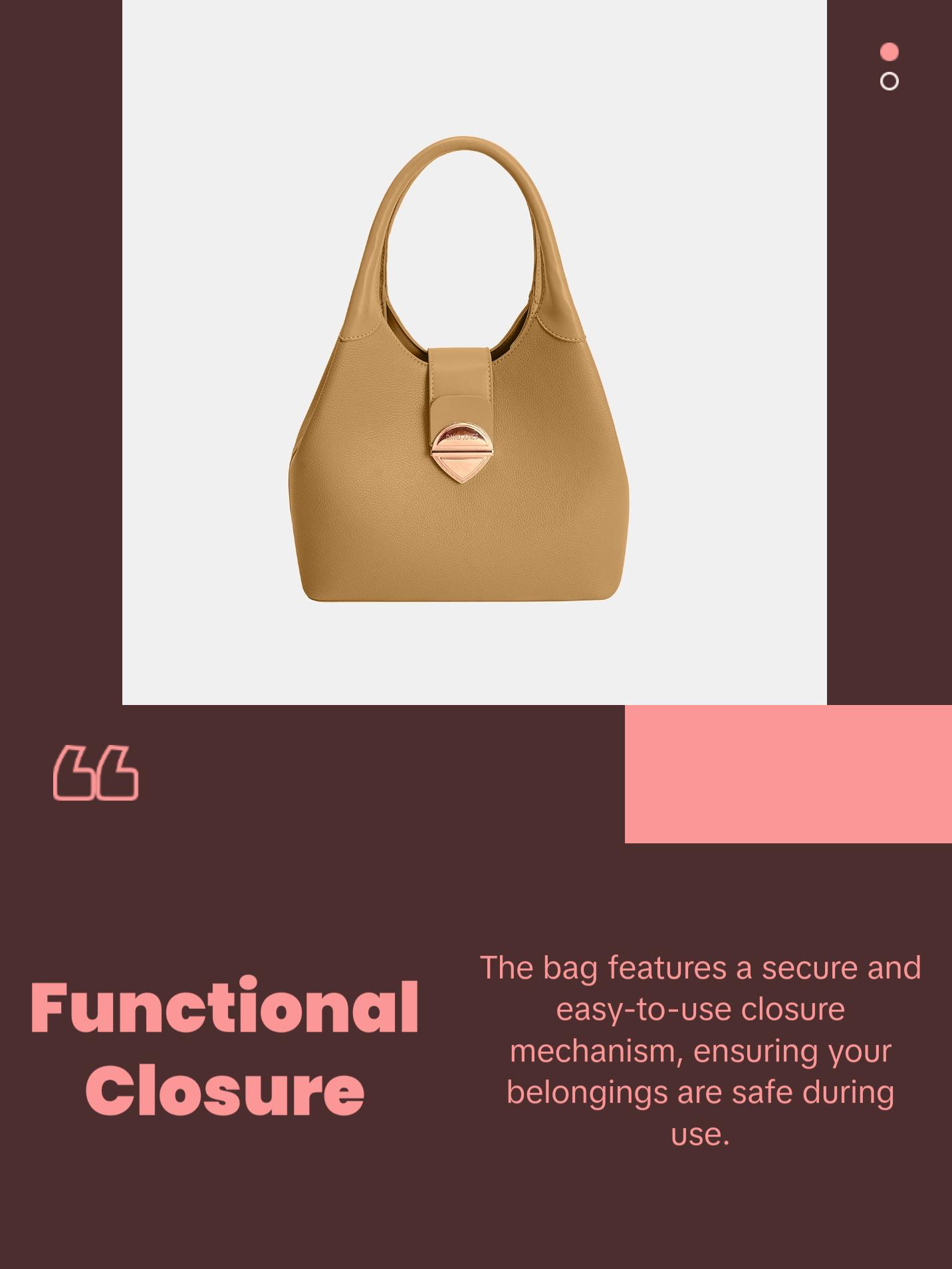 David Jones PU Leather Handbag