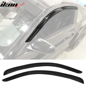 Window Visors for Ford Mustang 2010-2014 2Pc Set Acrylic