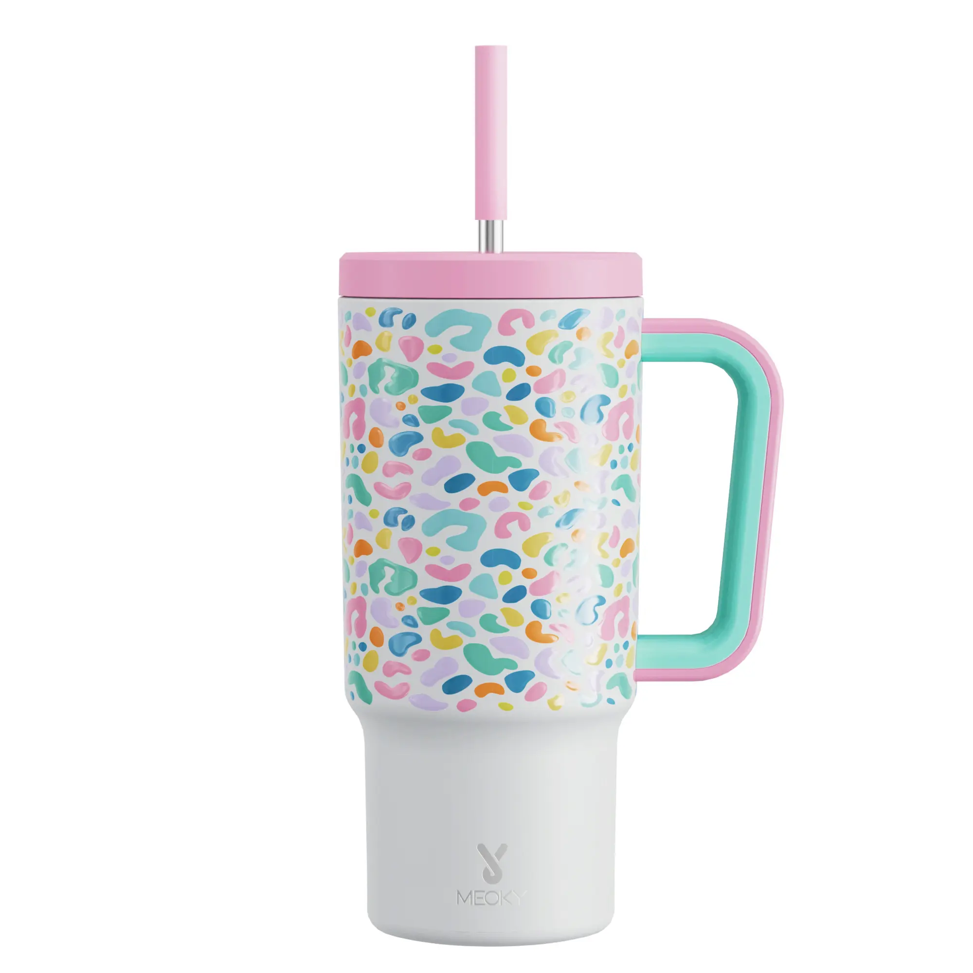 Colorful leopard print