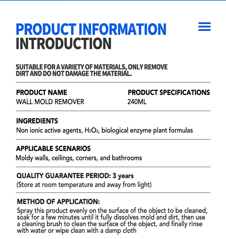Lanwexy Highly Effective Mould Removal Spray - Prevents Mould Regrowth