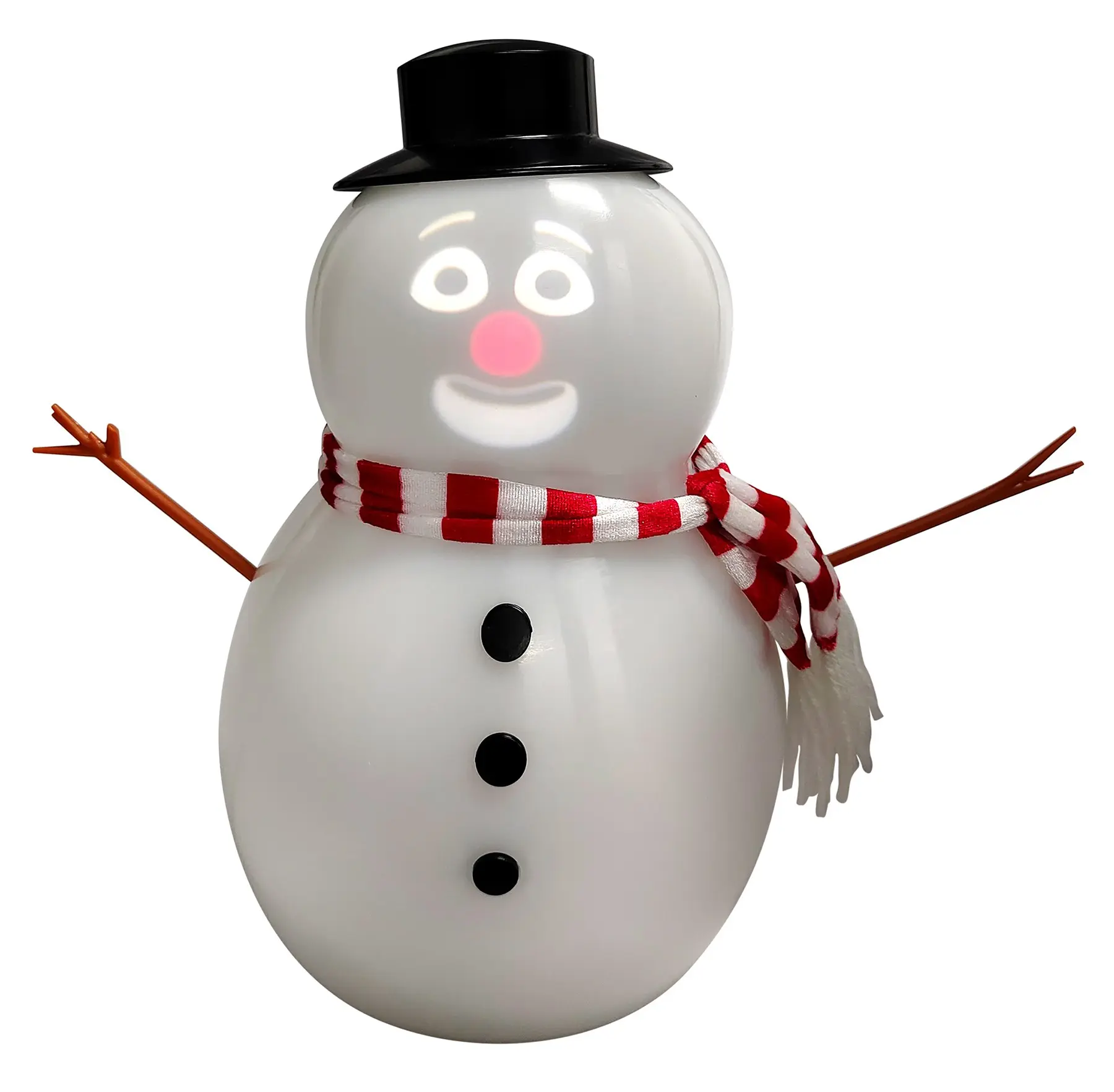ANIMAT3D FrostByte 12” Animated Talking Snowman, Light Up Projector Face, Christmas Songs, Jokes & Funny Expressions