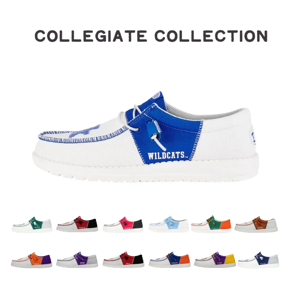 HEYDUDE Wally Collegiate - Men's Comfortable Slip on Shoes