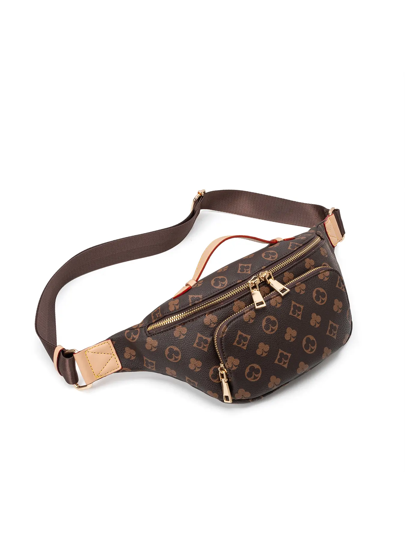 Women's Fashion Chest Bag, Stylish Printed Commuter Crossbody Shoulder Bag, Versatile Zipper Belt Bag for Daily Use, Fanny Pack, Casual Bum Bag, Bumbag