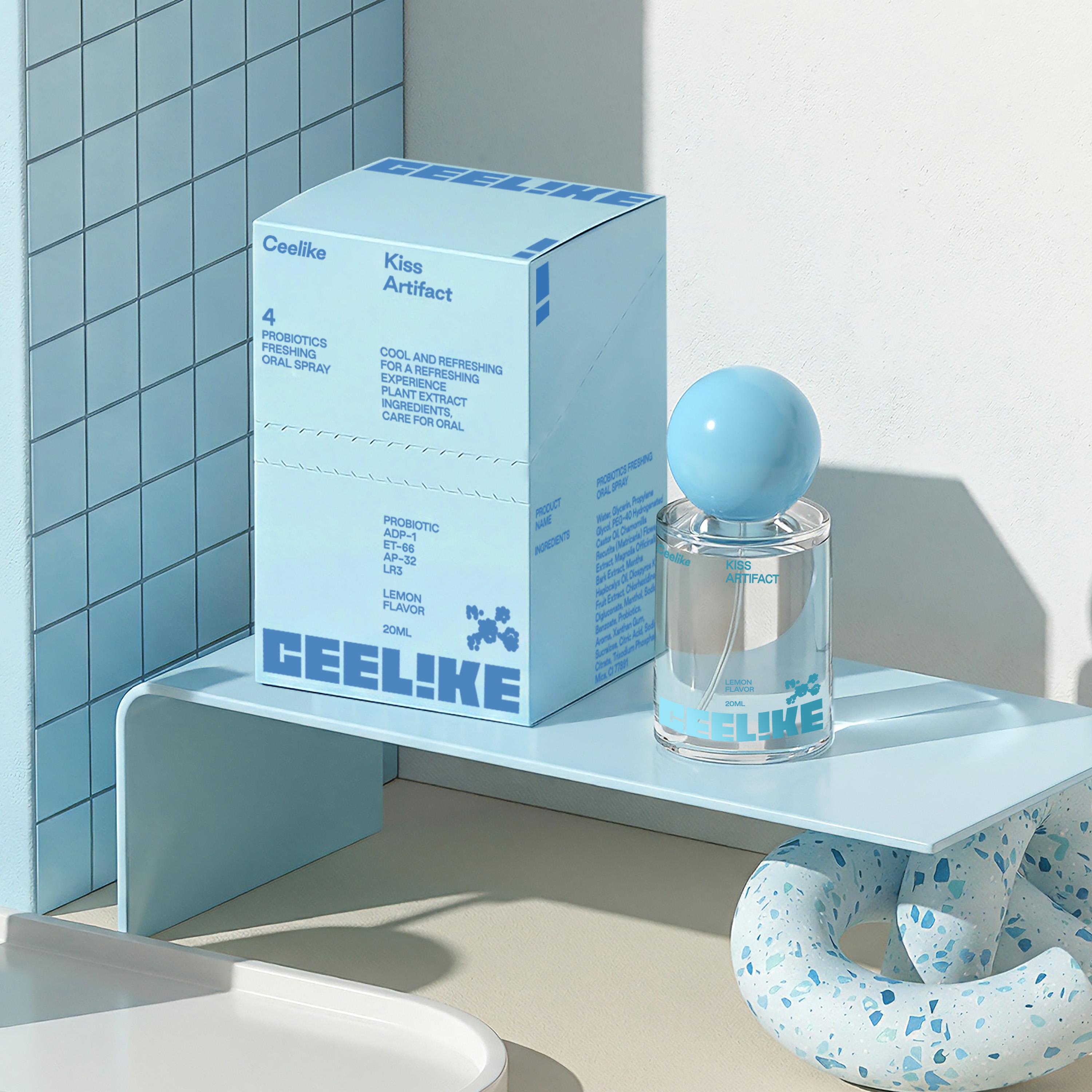 CEELIKE Probiotic Lemon Oral Spray | 20ml for Long-Lasting Freshness & Oral Health | Sugar-Free & Portable Breath Freshener