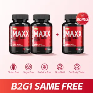 Puriely MAXX – Daily Energy & Vitality Support | Natural Capsules | Buy 2 Get 1 Free (270 Count Total)