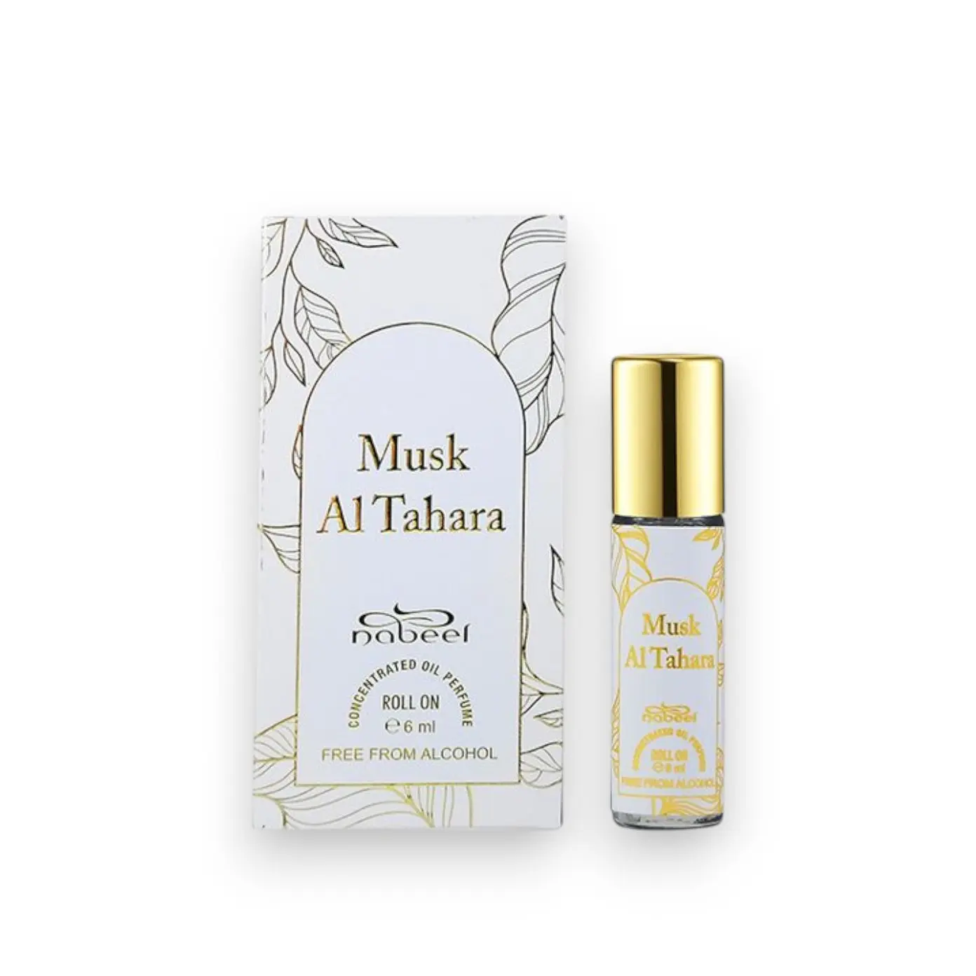 Nabeel | Musk Al Tahara Roll-On Oil | Unisex Fragrance | 6ML | Eau De Parfum | Vanilla, Orange, Rhubarb, and Violet