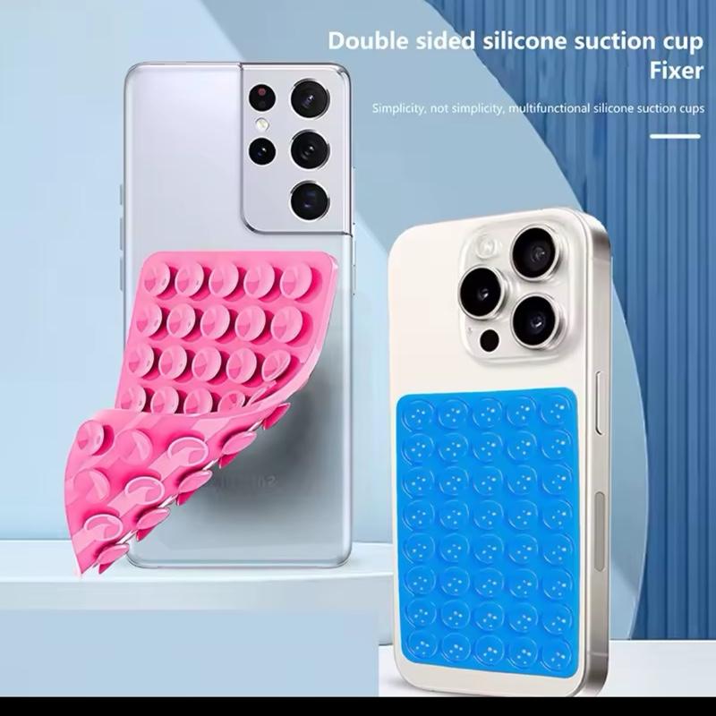 Adhesive phone holder double sided