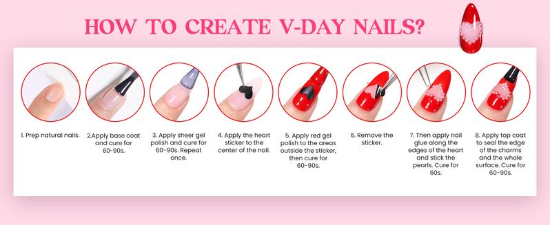 【Exclusive to TikTok】Beetles HEARTBEAT Gel Nail Polish Set,Glitter Pearl Gel Cat Eye diy salon nails at home gift Cosmetic Manicure Cutics Fall Nail Halloween Nail Black Friday Winter Nail Christmas Gift