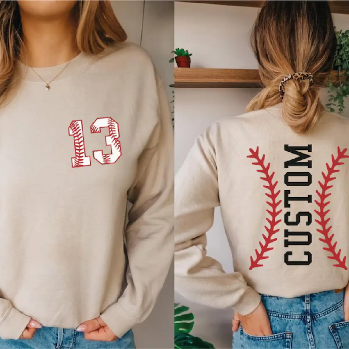 Custom Baseball Number and Name Sweatshirt,Baseball Custom Birthday Hoodie,Baseball Mom,Personalized Baseball,  Custom Baseball hoodies