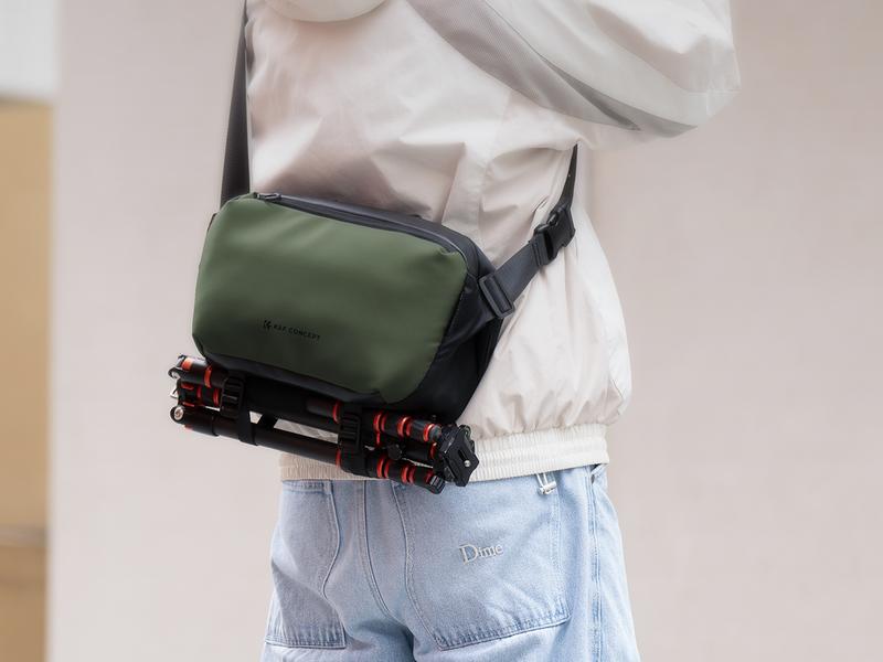 K&F Concept 2 in 1 Sling Bag Everyday Shoulder Bag & Multifunction Photography Crossbody Camera DSLR Backpack Portable Bag