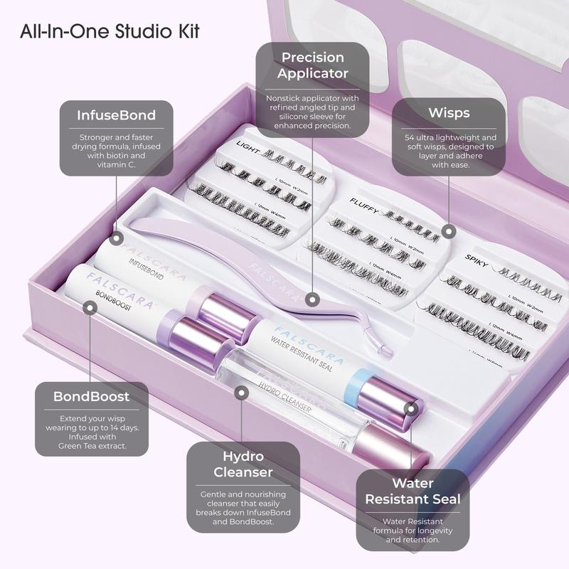 FALSCARA Studio Lash Extension Kit  - Dark Chocolate - 54 Wisps