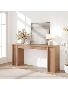 70.8" Console Table, Modern Entryway Console Table, Long Sofa Table Hall Table Behind Couch, Thick Wood Design for Living Room, Hallway