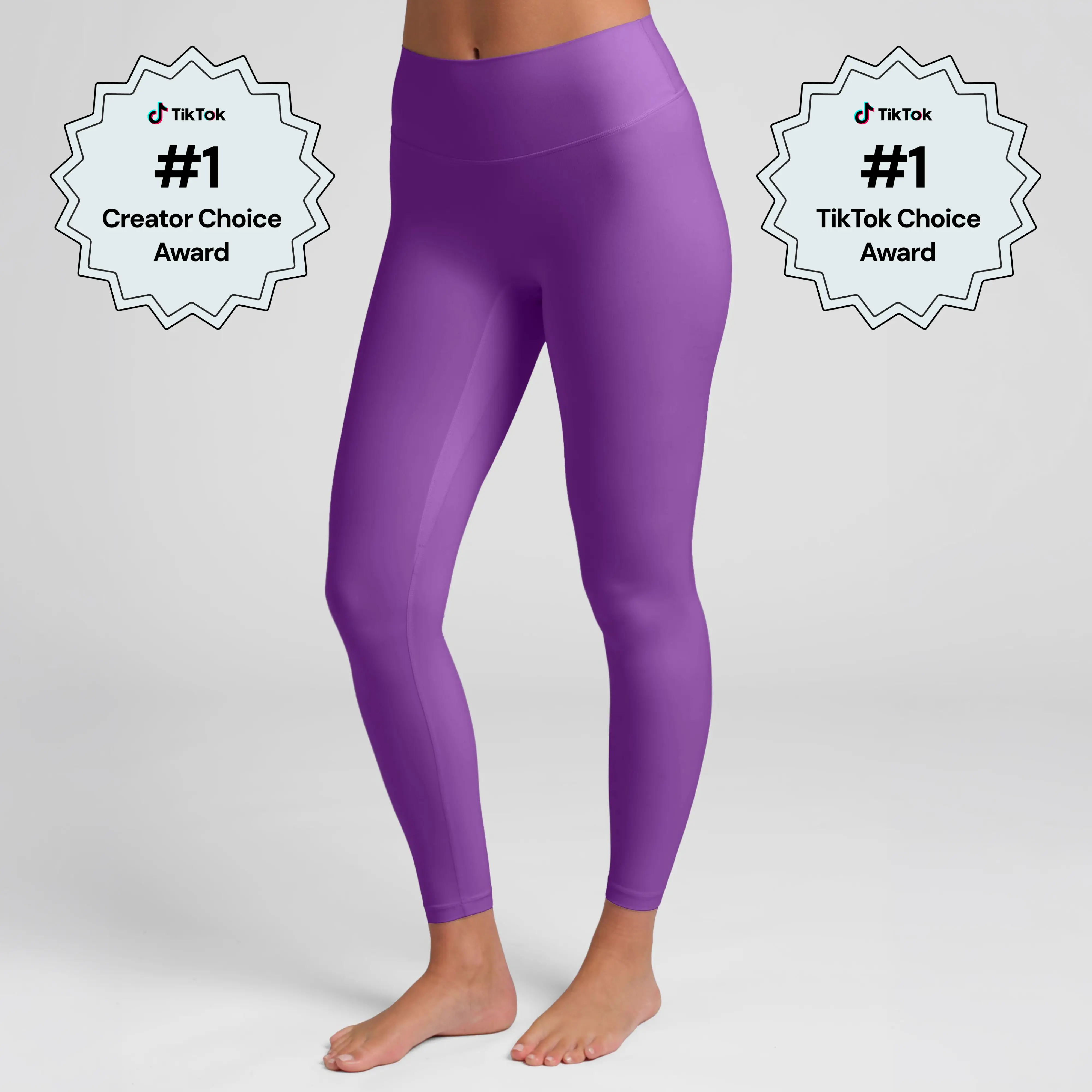 Comfrt | ComfrtCore Leggings | High-Rise No Front Seam Soft Workout Leggings