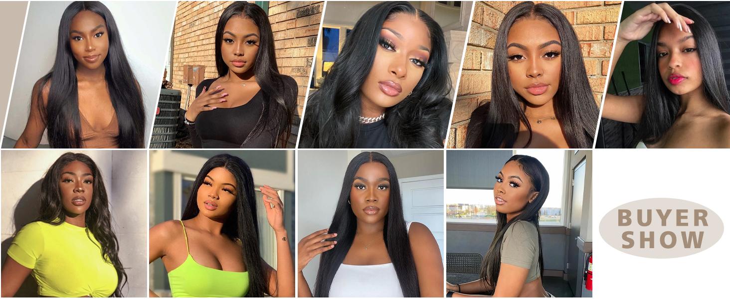 VIPbeauty Raw Bundles Human Hair Straight, No Tangle Shedding, Keep Texture Silky Soft After Multiple Washes, 16A Raw Indian Hair Bundles , Triple Lifespan 3X