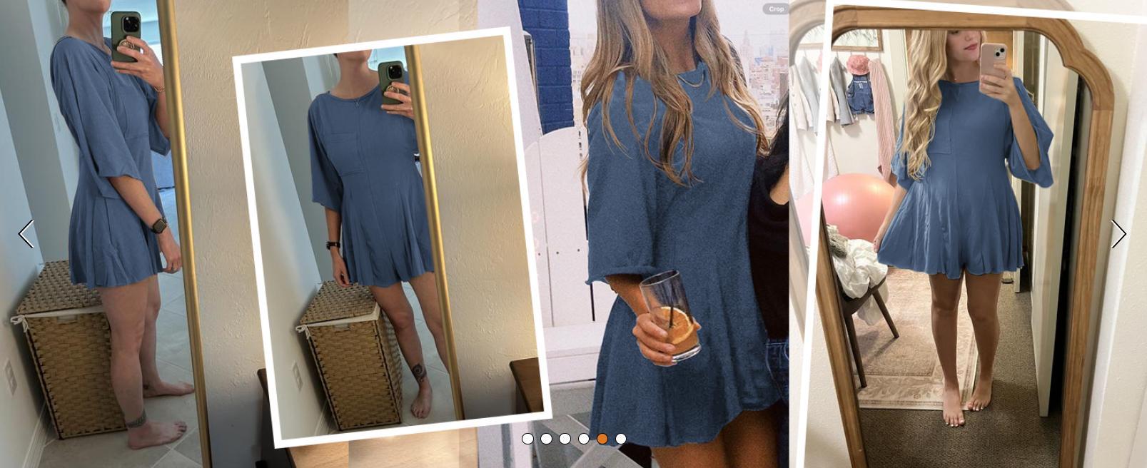 Imily Bela Rompers for Women Spring Outfits Summer Casual Short Sleeve Crew Neck Loose Jumpsuits with Pocket Imily Bela Rompers for Women Spring Outfits Summer Casual Short Sleeve Crew Neck Loose Jumpsuits with Pocket